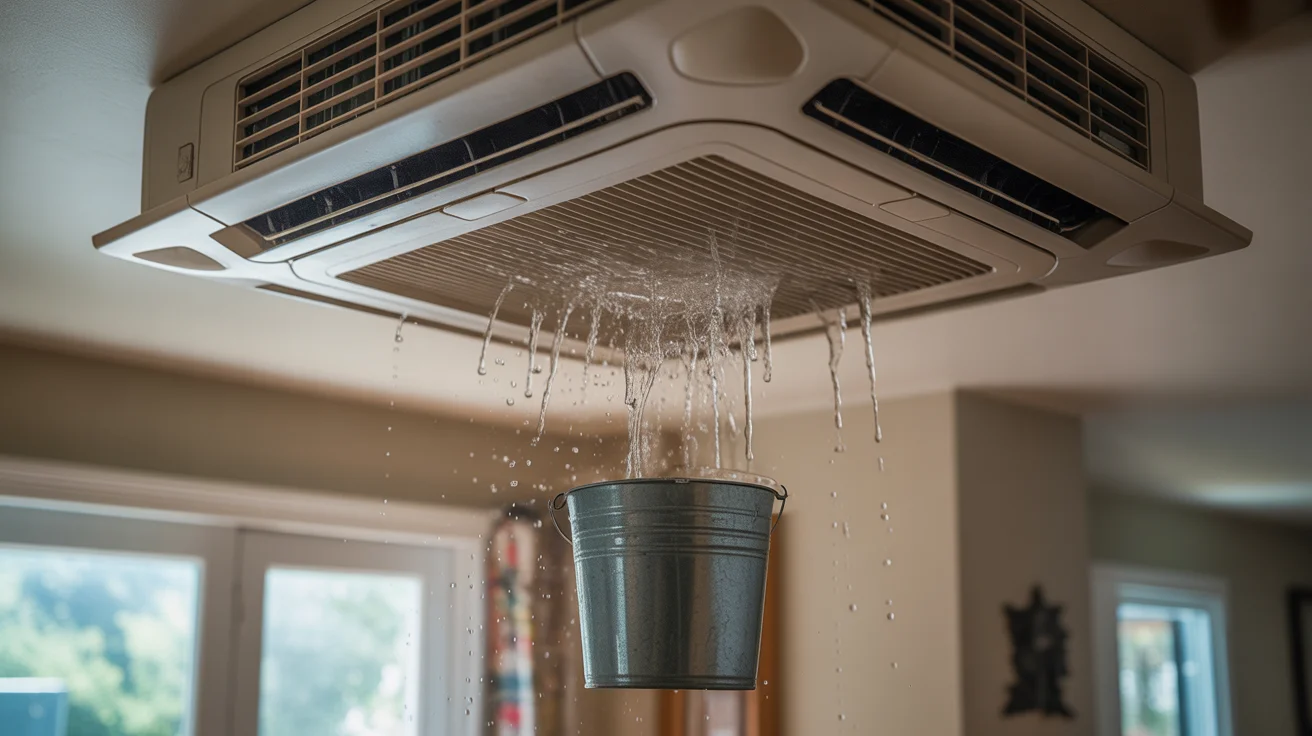 AC leaking water