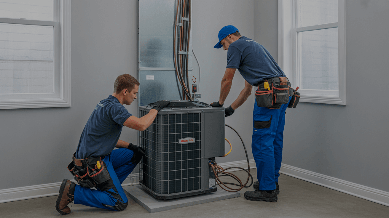 Ductless mini-split installation in Addison, Texas urban home